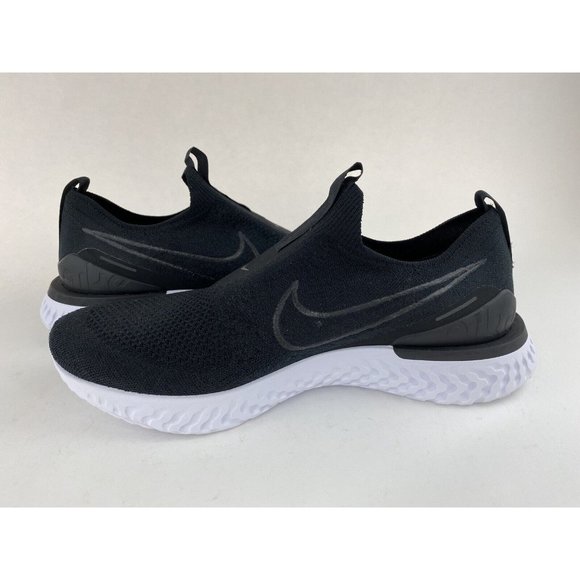 Nike Epic Phantom React Flyknit Black White Men's Sneakers Shoes BV0417 001 - Picture 12 of 12